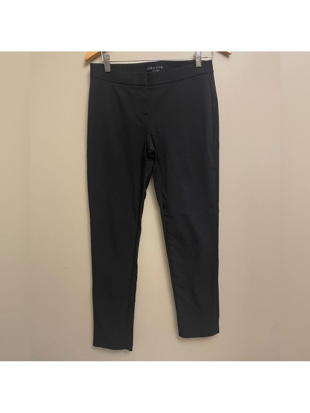 Theory Black Dress Pants Size 2 Minimalist Business Casual Office